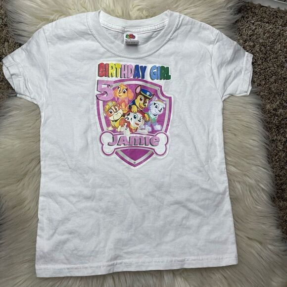 Rainbow Paw Patrol 5th Birthday Girl Jamie Tutu Outfit - Picture 7 of 7